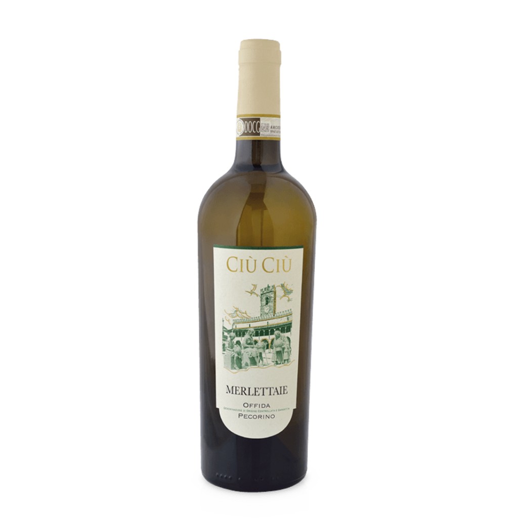 CIU CIU Offida Pecorino MERLETTAIE Bio Vegan 2021 cl.75 14°