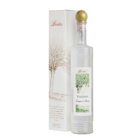 BERTA Moscato Grappa VALDAVI Box cl.70 40°