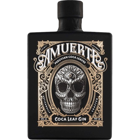 AMUERTE Gin Coca Leaf BLACK Edition Cl.70 43%