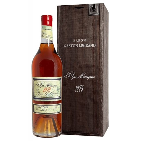 BARON GASTON LEGRAND Bas-Armagnac  Millèsimè 1975 Cl.70