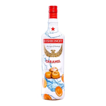 RUSHKINOFF Vodka Caramello  Lt.1